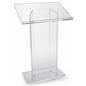 Large Top "CV" Acrylic Podium for Papers