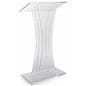 Clear Acrylic Lectern with Sleek Panels