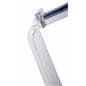 Clear acrylic Z shape podium with reading lip for notes or laptops
