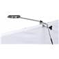 Lightweight, convenient and multipurpose clamp on LED spotlight