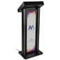 LED Podium with Graphic, Strip Lights