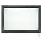 Wall-Mounted Black LED Backlit Frame