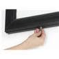 Lockable Black LED Backlit Frame