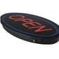 Oval LED Open Sign with Red & Blue Neon Lighting