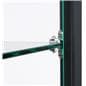 LED Tower Display Case with Hinged Door