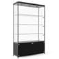 LED retail display cabinet, aluminum frame