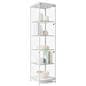 Silver LED Display Case with Tempered Glass