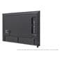 Digital advertising screen with cable management channels located on the back of the unit