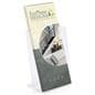 Transparent brochure holders for countertops
