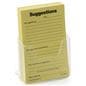 Angled See-Through Brochure Holders