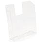 Acrylic magazine holder with clear design