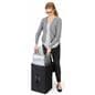 Zig zag magazine stand with backpack style carrying case