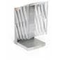 Zig zag magazine stand that collapses for transport