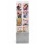 Portable literature stands with no assembly required