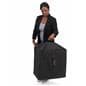 Portable literature stands with black carry bag included