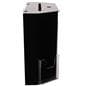 Black suggestion box with 2 pockets with large capacity