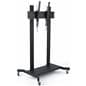 Steel 110 Inch TV Stand with Wheels