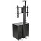 Floor Standing TV Cart With Power Management, VESA Compliant