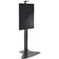 Heavy Duty TV Stand With Power Strip, Portrait View