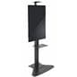 Floor Standing TV Stand With Power Supply, Portrait or Landscape View