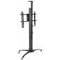 Floor Standing TV Stand With Power Strip, 198lb Load Capacity