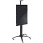 Floor Standing TV Stand With Power Strip, Rotating Bracket