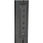 Dual Monitor Sit Stand Cart, Electrical Outlets With Switch