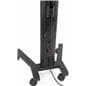 Standing Mobile Laptop Cart with Cable Management