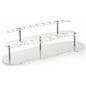 15" Wide Tiered Acrylic Lipstick Display Rack