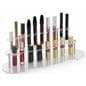Tiered Acrylic Lipstick Display Rack with Multi-Sized Holes