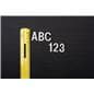 1" Helvetica Letters Include Tray