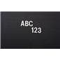 1" Helvetica Letters Include Tray