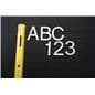2" Helvetica Changable Letter Set