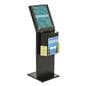 Black Sign Stand with Charity Box for 11" x 14" Graphics