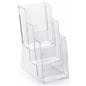 Molded Plastic Brochure Rack with 3 Pockets