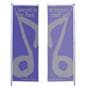 two color single sided silkscreened flag