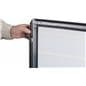Portable Sign with Changeable Letter Set and Snap Frame Edges