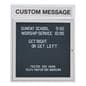 Enclosed Letter Boards
