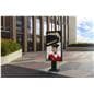 Outdoor digital signage display with IP56 weather resistant construction
