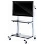 Rolling Crank Adjustable TV Cart