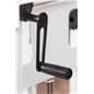 Height Modifying Crank Adjustable TV Cart