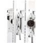 Tilting Crank Adjustable TV Cart