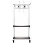 30" Wide Crank Adjustable TV Cart