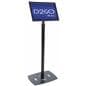 Black 11 x 17 Poster Frame Pedestal with Weighted Base