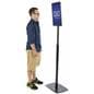 Black 11 x 17 Poster Frame Pedestal with Multiple Height Settings
