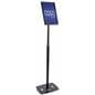 Black 11 x 17 Poster Frame Pedestal Advertises at Many Heights
