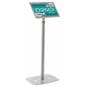 Silver 11 x 17 Poster Frame Pedestal Rotates 