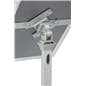 Silver 11 x 17 Poster Frame Pedestal with Built-In Cable Management