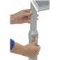 Silver 11 x 17 Poster Frame Pedestal