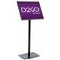 Black 18 x 24 Poster Frame Pedestal, Rotating & Tilting Bracket